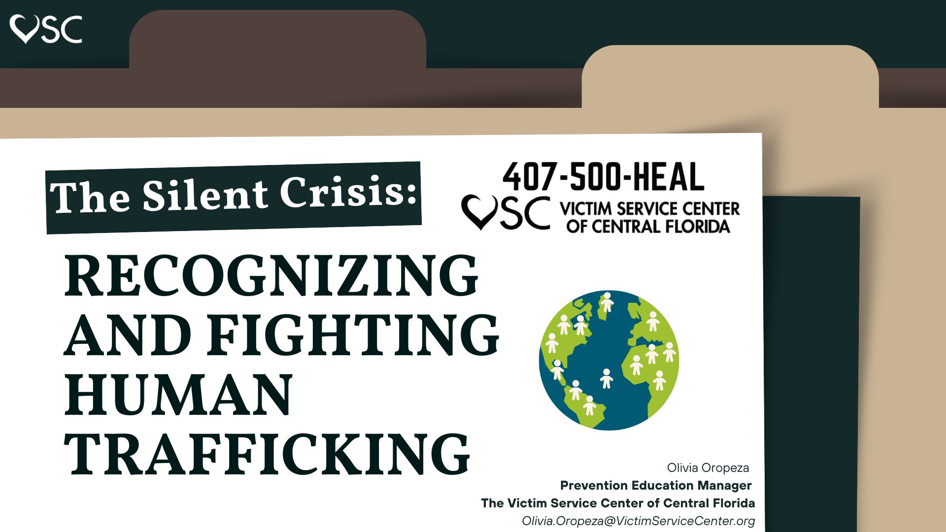 Recognizing and Fighting Human Trafficking